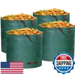 Risetex 4-PACK 106 Gallon Leaf Bags & Yard Waste Collector Reusable Standable. Fixed Price $58.83.