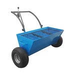 Hand-push Broadcaster Spreader Steel Abrasive Aggregates 300KG Hopper. Fixed Price $1051.86.