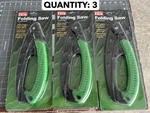 3-PACK Best Garden 10" Folding Poly Grip Triple Edge Teeth Pruning Saw FL74-260T. Fixed Price $55.32.