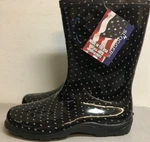 Sloggers 5013BP10 Women Black Polka Dot In. Rain/garden Boots Size Us. Fixed Price $39.59.