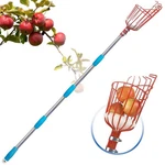 Tailernruye Adjustable Fruit Picker With Telescoping Handle 8FT, Red. Fixed Price $44.43.