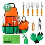 Ukoke 12 Piece Aluminum Tool Kit & Gardening Apron With Storage Pocket. Fixed Price $38.99.