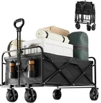 Prodico Foldable Wagon Cart 350LBS Heavy Duty Utility W/ Wheels Large. Fixed Price $89.97.