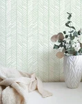 Melunmer Modern Peel And Stick Wallpaper Boho Contact For Cabinets Stripe. Fixed Price $16.99.