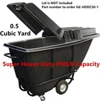 0.5 Cubic Super Heavy Duty Dump CART,850LB Capacity Tilt Truck Utility Trash. Fixed Price $389.20.