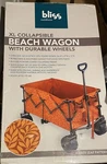 Bliss Hammocks 36 Collapsible Beach Wagon W/ Storage Bag 175 Lbs Capacity. Fixed Price $129.99.