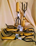 Cultivator Set 6 Hand Rake Steel Metal Tool New Nwt Expert Gardener 2020.. Fixed Price $39.99.