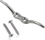 Yyst Stainless Steel 316 Flag Pole Cleat Inch W/hardware - No Silver. Fixed Price $12.84.