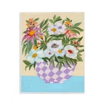 Stupell Industries Checkered Flower Pot Wall Plaque Art Design By Nikita Jari.... Fixed Price $19.31.