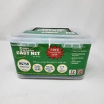 Fitec RS750 Super Spreader Cast Net #10140 - 4FT Radius, 3/8" Mesh, 3/4LB New. Fixed Price $20.00.
