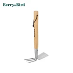 Berry&bird 2 In 1 Garden Rake Hoe Cultivator Tiller Tool Wooden Handle. Fixed Price $26.99.