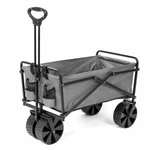 Seina Collapsible Utility Beach Wagon Cart - Black. Fixed Price $80.00.