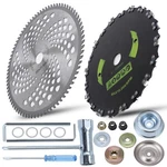 9" X20T Carbon Steel Round Chainsaw Tooth Brush Blades & 10" 80T Carbide Ti.... Fixed Price $44.96.