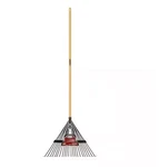 Husky 53 In. Long Wood Handle 22 Steel Leaf Rake. Fixed Price $82.34.