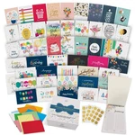 Dessie 100 Unique Birthday Cards Assortment With Greetings Inside For Busines.... Fixed Price $51.52.