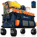 Originsure 220L Collapsible Wagon Cart Foldable, 460LBS Load Navy Blue. Fixed Price $155.94.