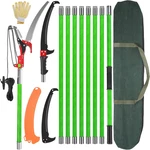 30 Ft Manual Pole Saw, Extendable Tree Pruner Blade And Scissors Set With 9 Fibe. Fixed Price $96.99.