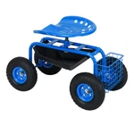 Garden Cart With Heavy Duty Tool Tray-blue Color:. Fixed Price $111.54.