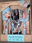 New Essentials 3-PIECE Garden Tool Set With Gloves Trowel Pruner, Cultivator. Fixed Price $18.00.