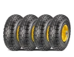 Maxauto Inch Solid Rubber Tires Flat Free 4.10/3.50-4. Fixed Price $83.71.