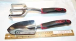 New Esow Tool Set 2 Pc Cast Aluminum Heavy Duty Gardening Rubber Handles. Fixed Price $17.00.
