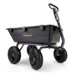Gorilla Carts GOR6PS 1200-LB Heavy-duty Poly Garden Dump With 13" Tires. Fixed Price $199.99.