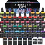 48 Color Airbrush Paint Set Acrylic Ready To Spray Water Based For Art. Fixed Price $43.19.