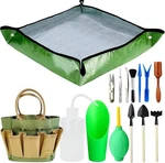 Good Gain Garden Succulent Kit With Organizer Bag, 15 Pieces Green. Fixed Price $31.18.