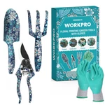 Workpro 4 Pieces Aluminum Garden Tool Heavy Duty Hand Sets W/box. Fixed Price $28.99.