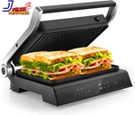 Panini Press Sandwich Maker 1200W 4 Slice Toaster Removable Drip Tray. Fixed Price $136.22.