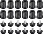 Uxcell 12PCS Inserts For Round Tubes With Leveling Feet, 19MM, Black. Fixed Price $14.76.