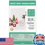 8.5X14 Removable Self-adhesive Vinyl Sticker Paper Waterproof Legal Size Suitabl. Fixed Price $85.20.