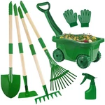 Duckura Kids Gardening Tools Set - 7PCS Wheelbarrow For With Shovel,.... Fixed Price $67.65.