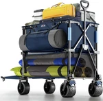 400L Foldable Double Decker Wagon Large Capacity Collapsible Cart- 47". Fixed Price $183.99.