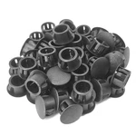 Alamic Hole Plugs Plastic Flush Type Snap 13MM(1/2"), Black. Fixed Price $11.88.