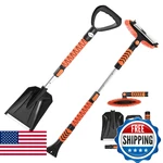 Vevor Shovel And Brush, 42 In Extendable Broom & Ice Scraper Wit. Fixed Price $41.20.