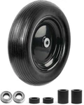Inch Wheelbarrow Tires 4.00-6 Flat Free 13", Black. Fixed Price $38.76.