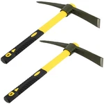 Mukchap 2 Pcs 15 Inch Pick Mattock Hoe, With Yellow Fiberglass Ha.... Fixed Price $29.93.