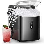 Cowsar Countertop Nugget Ice Maker Large Cap. Fast Portable Self-cleaning, Black. Fixed Price $179.99.