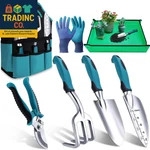 7-PIECE, Gardening Hand Tools, Set Cultivators With. Fixed Price $37.99.