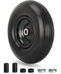Gicool 13" Flat-free Wheelbarrow Tire 4.00-6 Solid 5/8" 3/4" Bearings. Fixed Price $40.48.