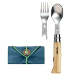 Opinel France Picnic+ Cutlery Complete Set With NO.08 Folding Knife (002500). Fixed Price $45.50.