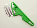Japanese Nisaku Angled Weeder , Stainless Steel 80MM/ 3" Pointy Blade #2511. Fixed Price $7.64.