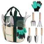 7 Pcs Stainless Steel Garden Hand Tool Set Rustproof Durable Bag Women Gifts. Fixed Price $37.17.