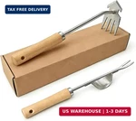 Weed Puller Tool, 2 Pack Garden Tools With 4 Teeth And Uprooting. Fixed Price $15.97.