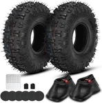Grehua 4.10/3.50-4 410/350-4 4.10-4 Tire And Inner Tube & TR87 Bent Valve Stem. Fixed Price $39.75.