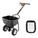 Vevor Walk Behind Push Broadcast Spreader 60LBS Capacity 0-9.8FT Spreading Width. Fixed Price $88.99.