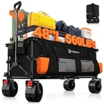 48" Collapsible Wagon Cart Foldable, 560LBS Weight Capacity 300L Heavy Duty.... Fixed Price $164.04.