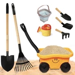 Pomiku Todders Wheelbarrow Gardening Set, Kids Rake And Shovel For Dirt D.... Fixed Price $58.27.