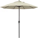 California Aluminum Crank Open Beige Olefin Patio Umbrella, 9'. Fixed Price $95.24.